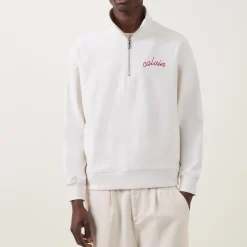 New CALVIN KLEIN JEANS Chain Stitch Logo Sweatshirt