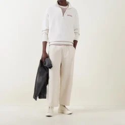 New CALVIN KLEIN JEANS Chain Stitch Logo Sweatshirt