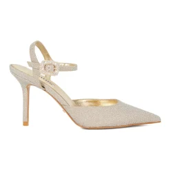 Online DUNE LONDON Channel Buckle Pumps