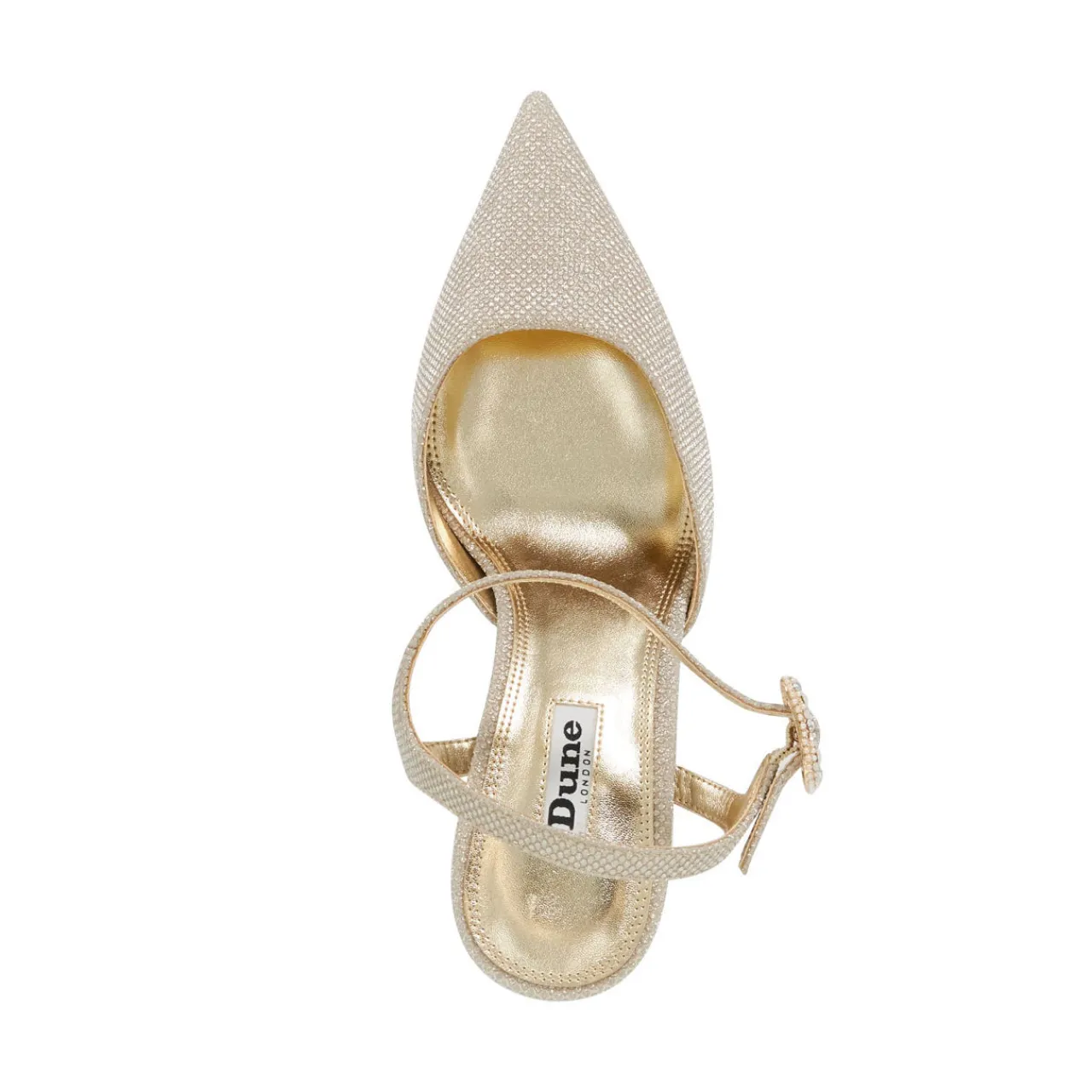 Online DUNE LONDON Channel Buckle Pumps