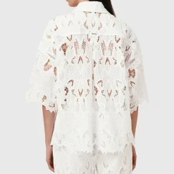 Sale ALLSAINTS Charli Embroidered Lace Shirt
