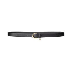 Charm Crosshatch Leather Belt