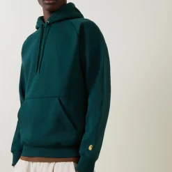 Best CARHARTT WIP Chase Logo Drawstring Hoodie