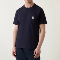 New CARHARTT WIP Chase Logo Pocket T-Shirt