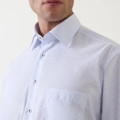 Clearance ETERNA Check Single-Cuff Shirt