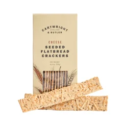 Clearance CARTWRIGHT & BUTLER Cheese Seeded Flatbread Crackers 130g