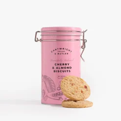 Cherry & Almond Biscuits in Tin 200g