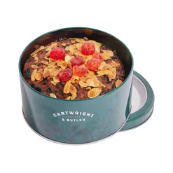 Sale CARTWRIGHT & BUTLER Cherry and Almond Fruitcake Tin 520g