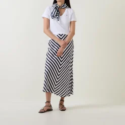 Chevron Stripe Skirt