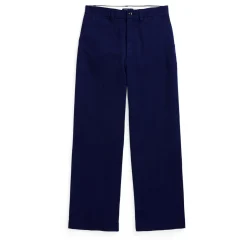 Chino Cropped Wide Leg Trousers