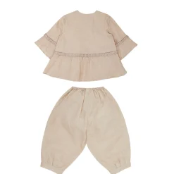 Christening Shirt And Bottoms Set
