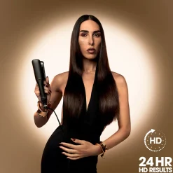 Hot GHD Chronos Max - Wide Plate Hair Straightener - Black