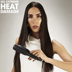 Hot GHD Chronos Max - Wide Plate Hair Straightener - Black