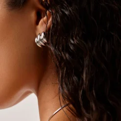 Hot MISSOMA Chubby Triple Small Hoop Earrings