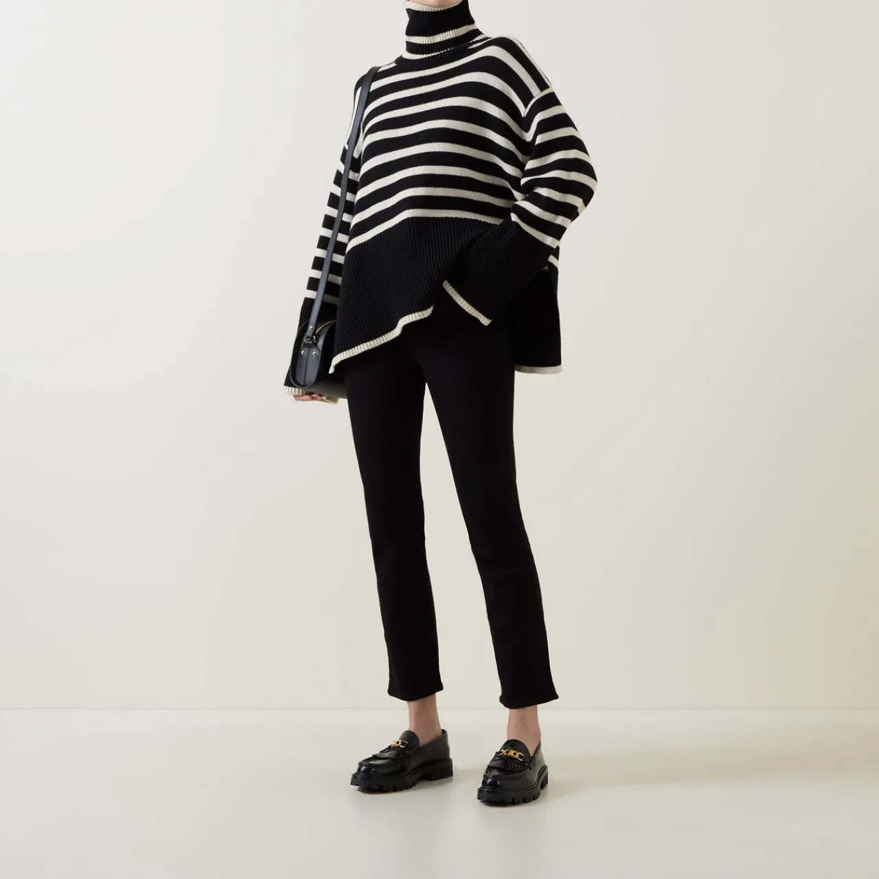 Discount PAIGE Cindy High-Rise Straight Leg Jeans