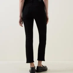 Discount PAIGE Cindy High-Rise Straight Leg Jeans