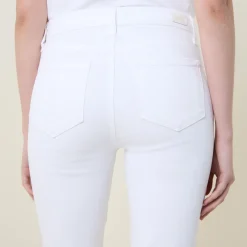 Best PAIGE Cindy Mid-Rise Cropped Straight Leg Jeans