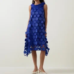 Circle Tulle Flared Dress