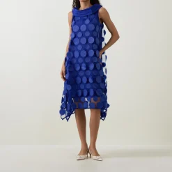 New JOSEPH RIBKOFF Circle Tulle Flared Dress