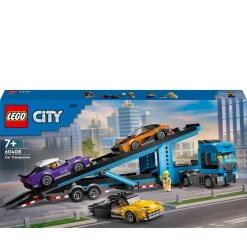 City Car Transporter Truck with Sports Cars