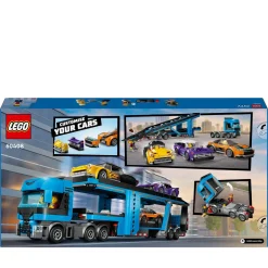 City Car Transporter Truck with Sports Cars