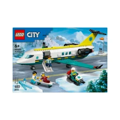 Hot LEGO City Emergency Air Ambulance Plane, Airplane Toy Building Set