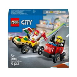 Sale LEGO City Great Vehicles Pizza vs. Fire Truck Race Car Pack