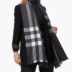 Hot FOXFORD Classic Check Merino Wool Scarf