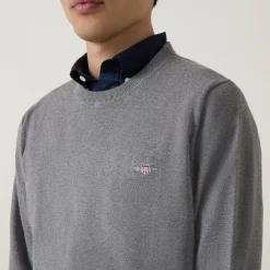 Classic Cotton Crew Neck Sweater