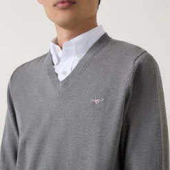 Classic Cotton V-Neck Sweater