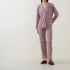 Online STRIPE & STARE Classic Leopard Pyjama Set
