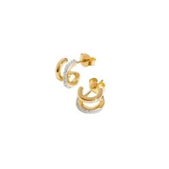 Hot MISSOMA Classic Pavé Double Huggies