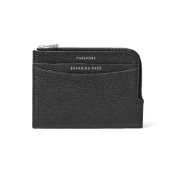 Clearance ASPINAL OF LONDON Classic Pebbled Leather Travel Wallet