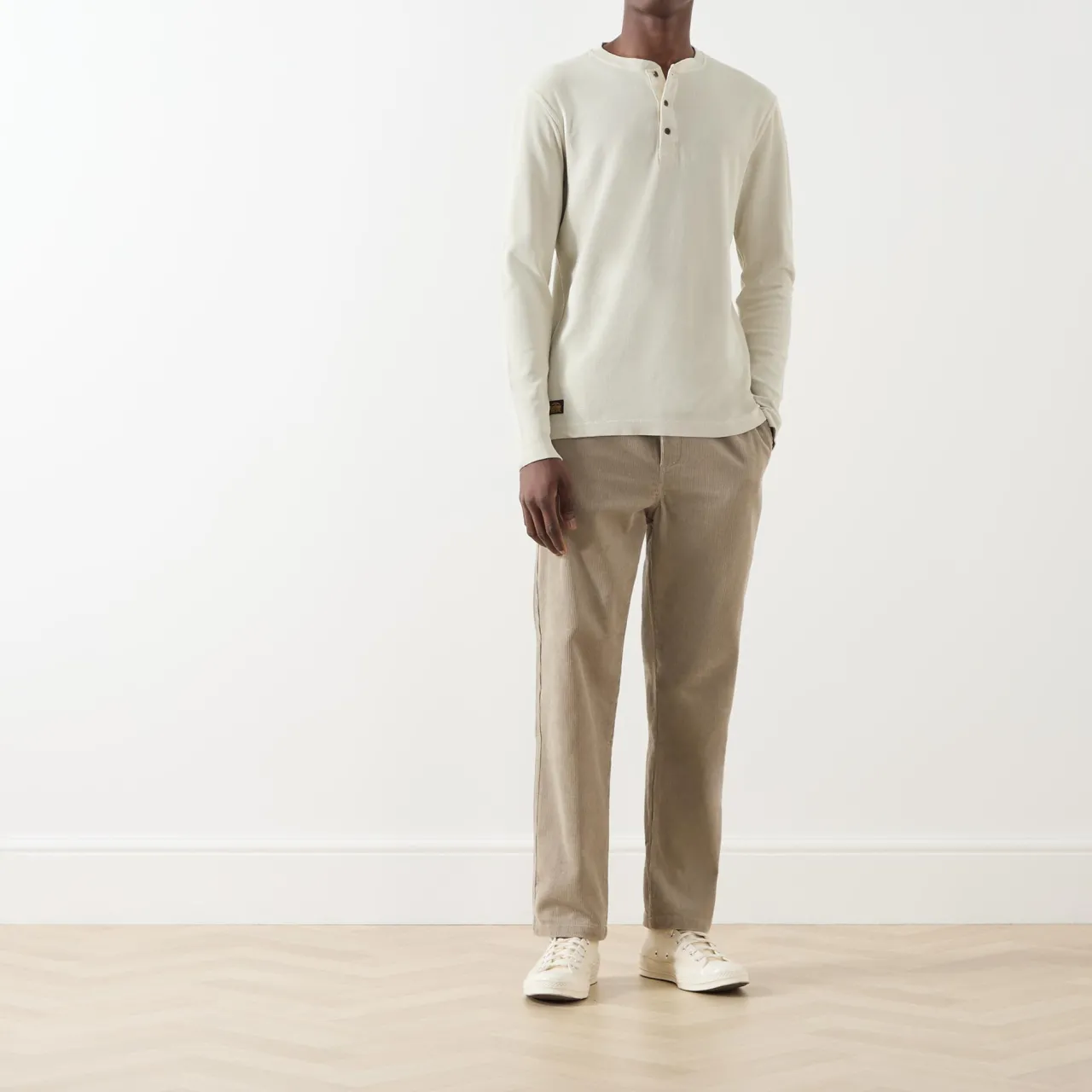 Hot SUPERDRY Classic Vintage Logo Henley Top