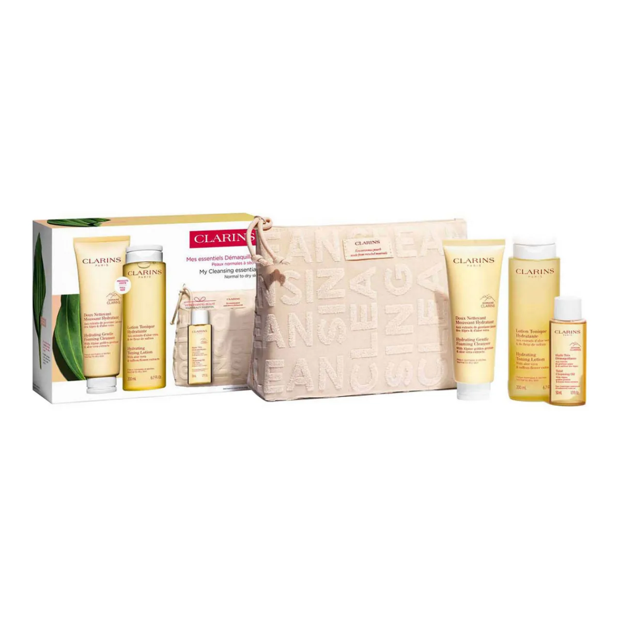 New CLARINS Cleansing Value Pack Normal to Dry Skin