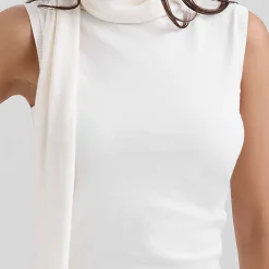 Clementine Draped Tank Top