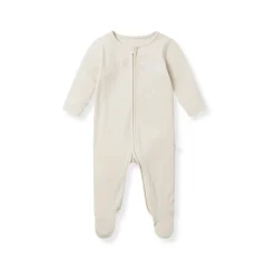 Clever Zip Ribbed Sleepsuit
