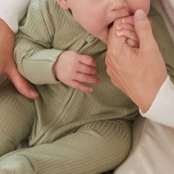 Discount MORI Clever Zip Ribbed Sleepsuit