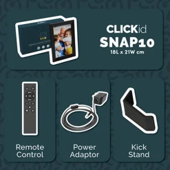 Clearance MAJORITY Clickid Snap10 Digital Photo Video Frame