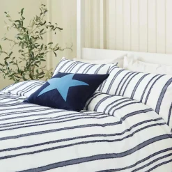 Clearance HELENA SPRINGFIELD Clipped Duvet Set Navy