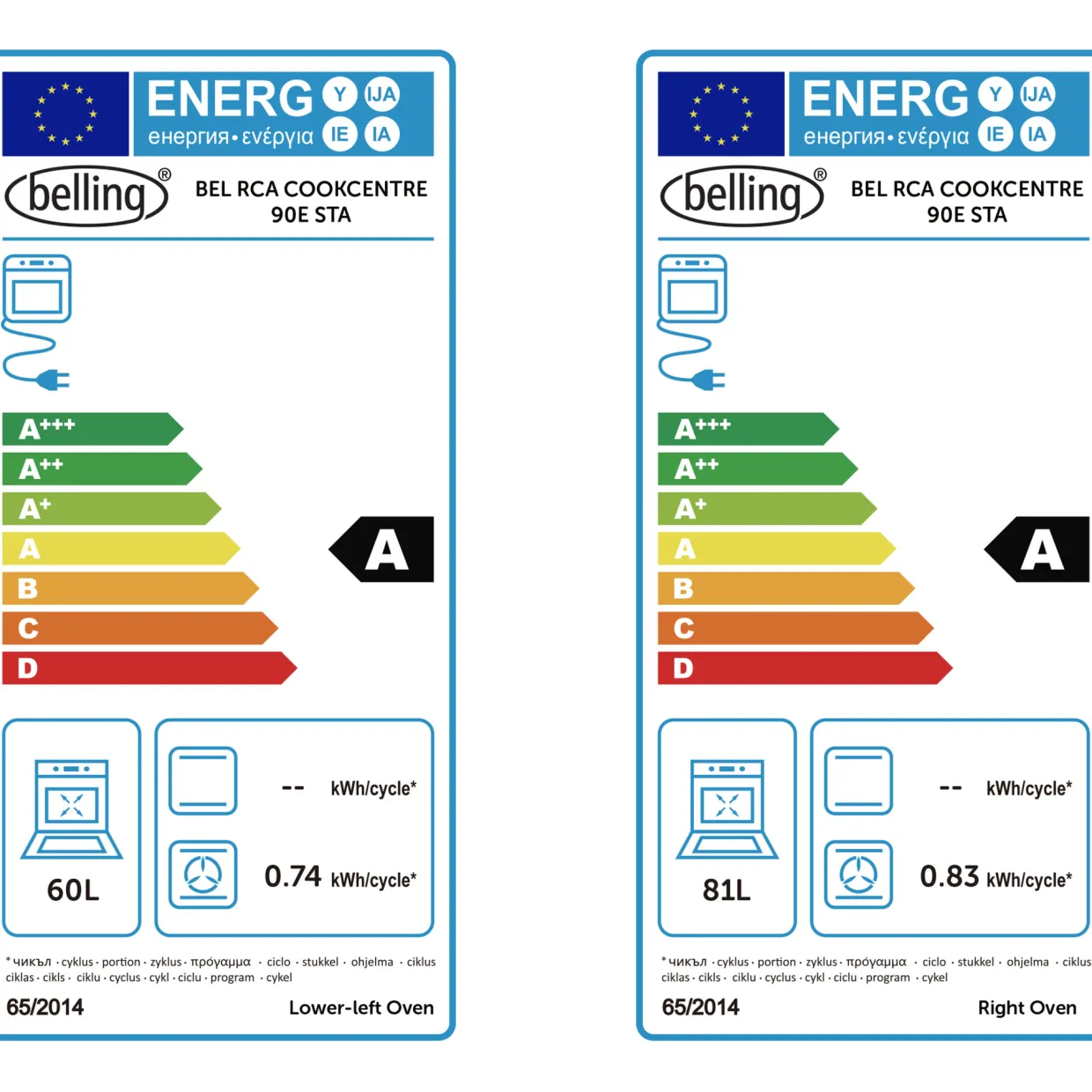 90cm Cookcentre Electric Cooker Stainless
