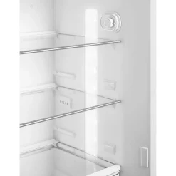 60cm 50s Style Right Hand Hinge Fridge Freezer Black