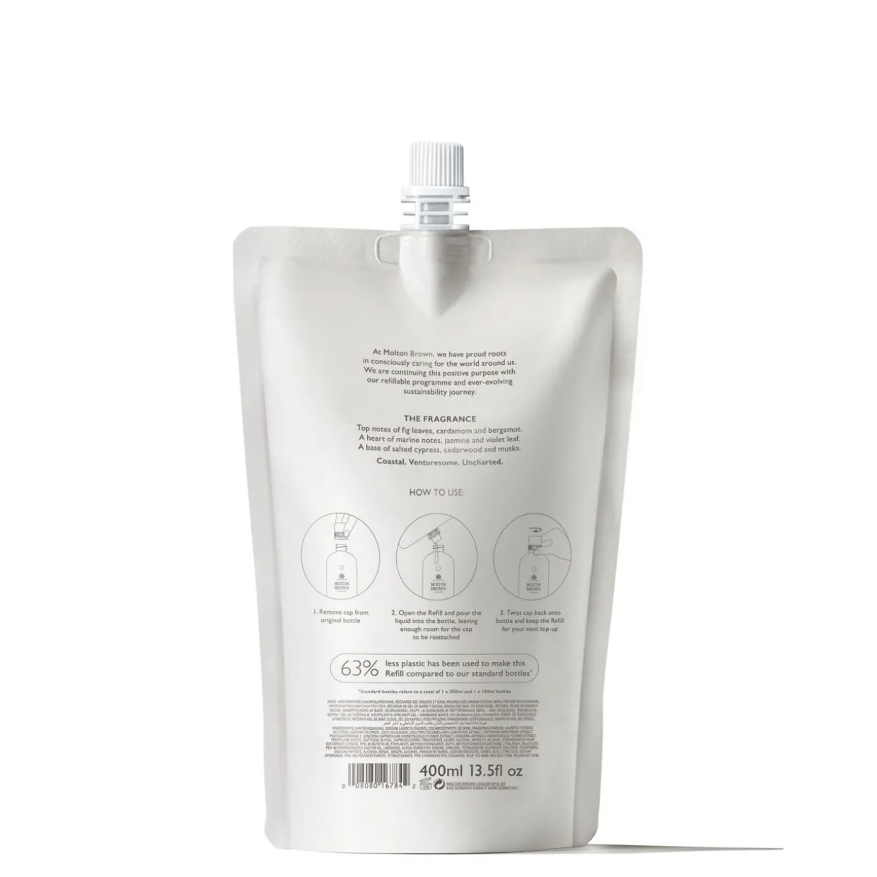 Coastal Cypress & Sea Fennel Bath & Shower Gel Refill