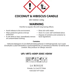 Coconut & Hibiscus Candle