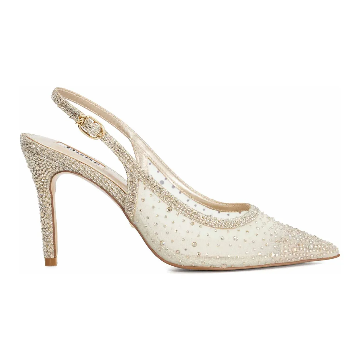 Compassionate Embellished Slingback Courts