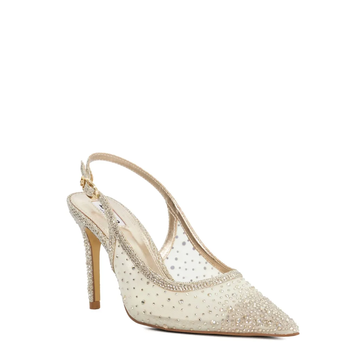 Compassionate Embellished Slingback Courts