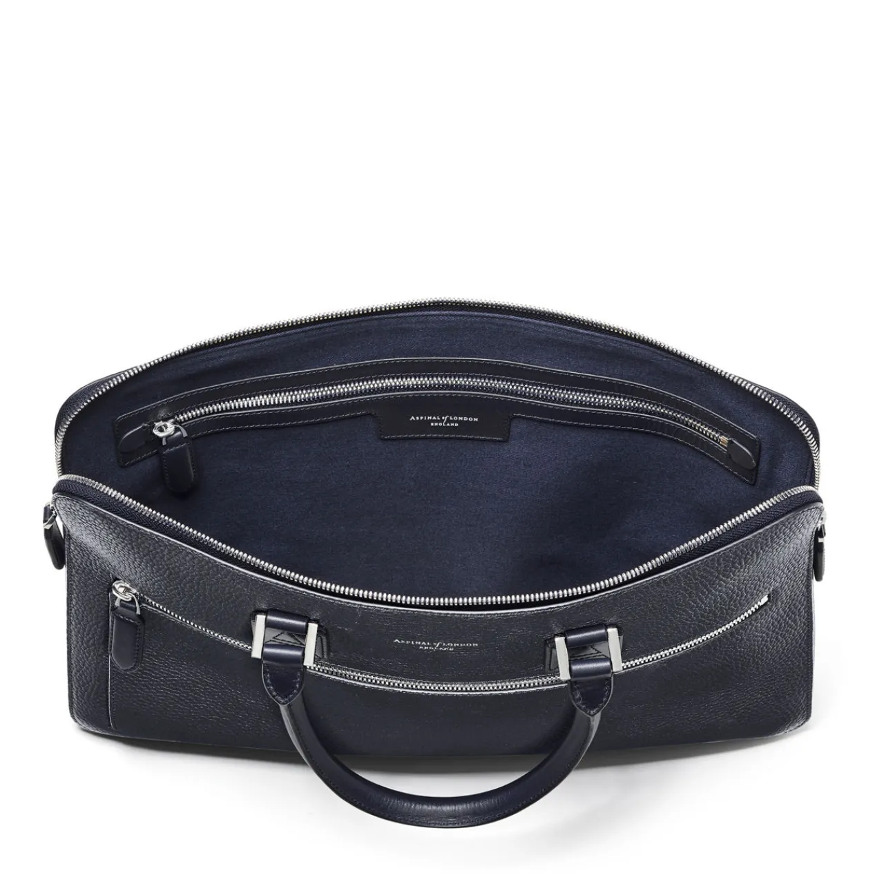 Outlet ASPINAL OF LONDON Connaught Pebbled Leather Folio