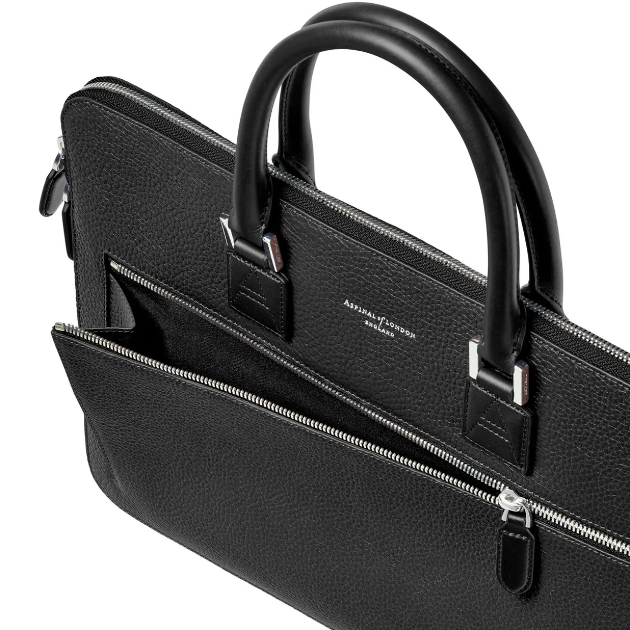 Connaught Pebbled Leather Folio