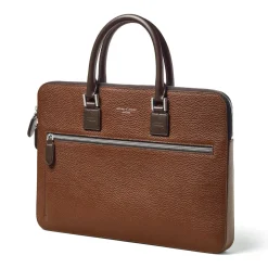 Clearance ASPINAL OF LONDON Connaught Pebbled Leather Folio