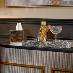 Best MINDY BROWNES Contrast Trim Tissue Box